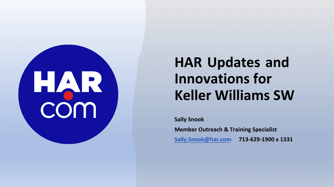 HAR Updates and Innovations
