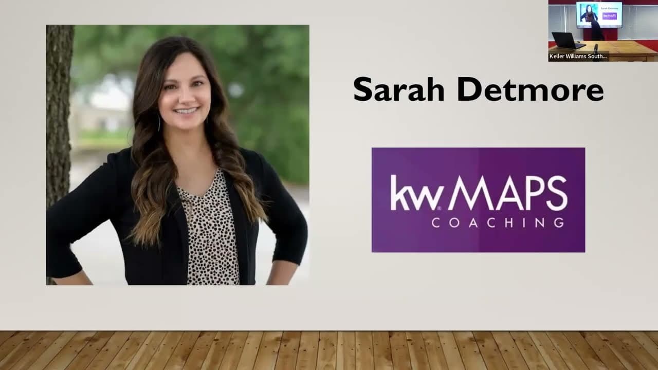 Sarah Detmore at the KW Southwest Team Meeting (Video)