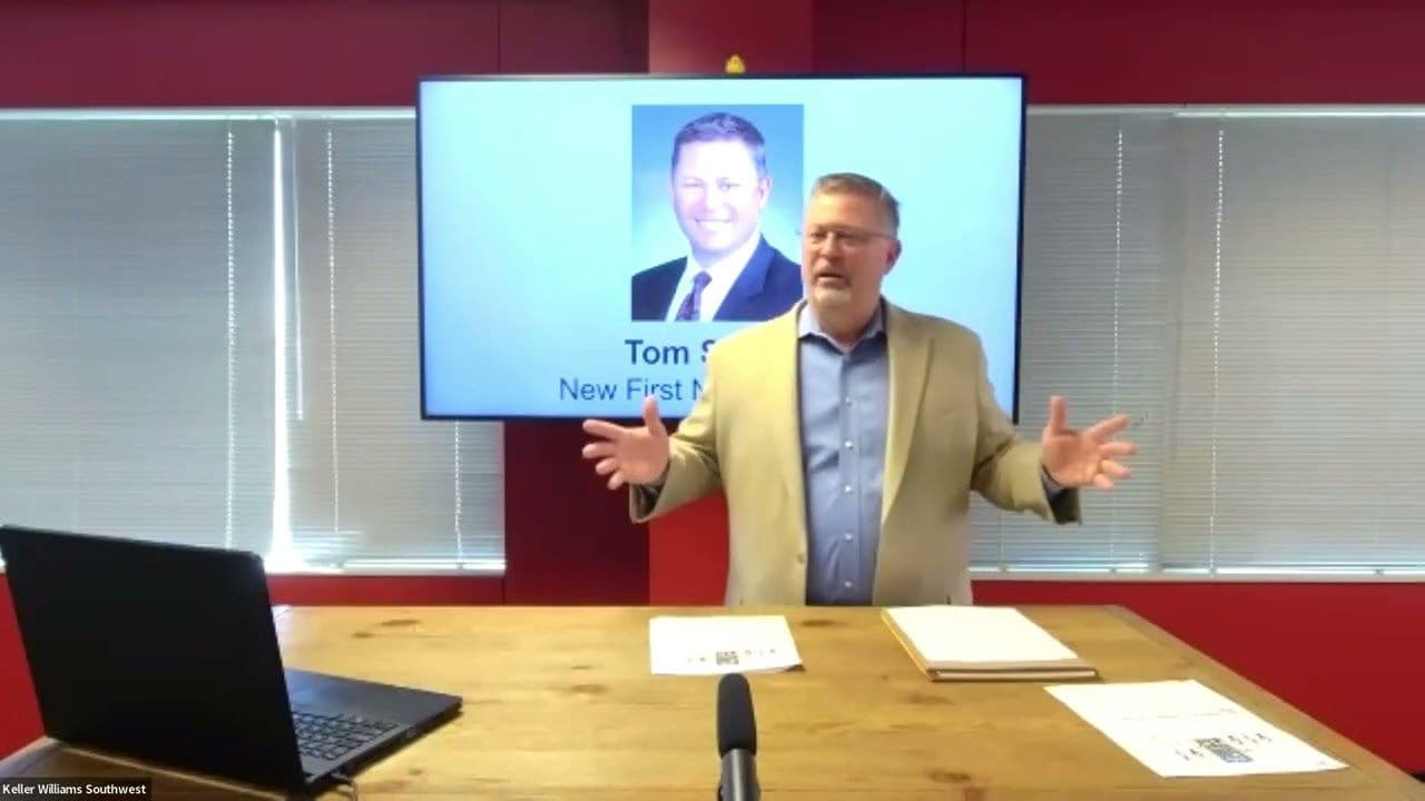Tom Shirley New First National Bank – What is the impact of bank closures? – Team Meeting (Video)